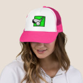 Roze Golf Trucker Pet (In situ)
