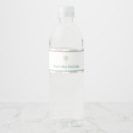 Roze Golf Verjaardag Water Fles Labels Waterfles Etiket