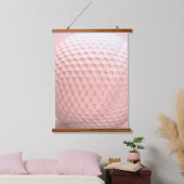 Roze Golfbal Sport Hangend Wandkleed (Slaapkamer)