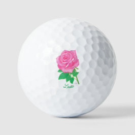 Roze Golfballen Met Tekst
