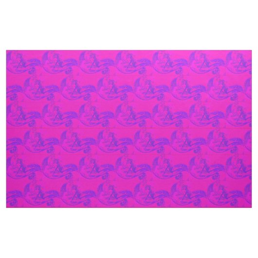 roze golfbreker koopt patroon stof (Fat Quarter)