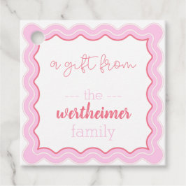 roze golfcadeau labels