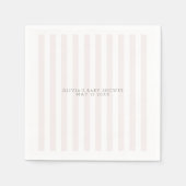 Roze golfkar baby shower servet (Voorkant)