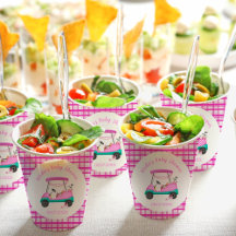 Roze Golfkar Babybenodigdheden Baby Shower