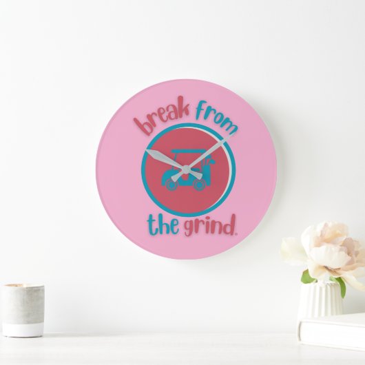 Roze golfkar BFTG klok (Huis)