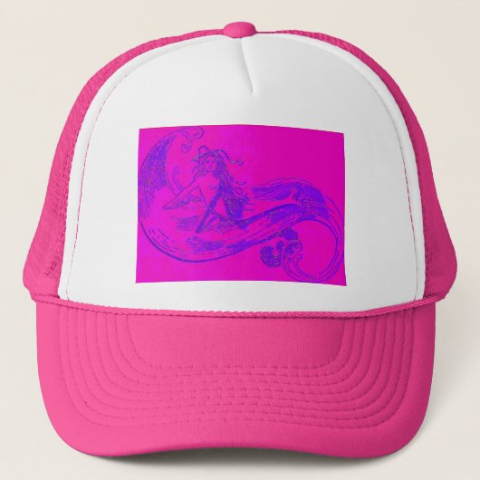 roze golfmatroos - vrachtwagenchauffeur trucker pet (Voorkant)