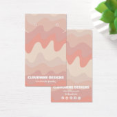 Roze golven die Ketting juwelen vertonen Kaart (Bureau)