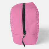 Roze golven gepersonaliseerde Dopp-kit Toilettasje (Rechts)