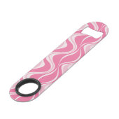 Roze Golven Opener Speed Flessenopener (Voorkant Gekanteld)