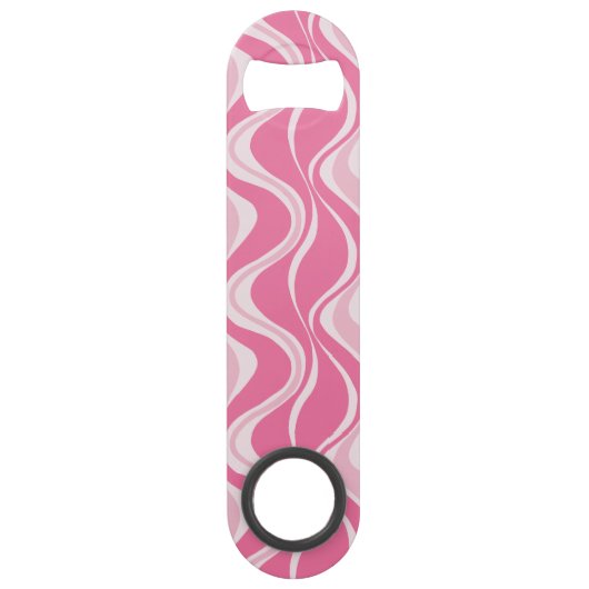 Roze Golven Opener Speed Flessenopener (Voorkant)