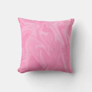 Roze golven schilderen Beste minimale abstracte Kussen