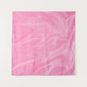 Roze golven schilderen | Beste minimale abstracte  Wandkleed (Voorkant (horizontaal))