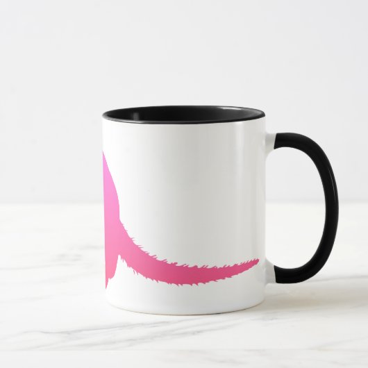 Roze gordeldier mok (Rechts)
