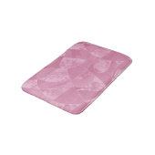 Roze gordijnglas Bath Mat. Badmat (Gekanteld)