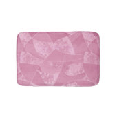 Roze gordijnglas Bath Mat. Badmat (Voorkant)