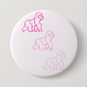 Roze Gorilla Button (Voorkant)