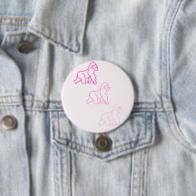 Roze Gorilla Button