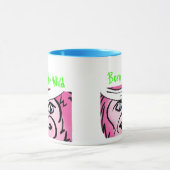 Roze Gorilla met Sweatband Mok (Midden)