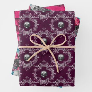 Roze Gothic Inpakpapier Vel