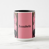 Roze Gothic Lady Coffee Mok (Midden)