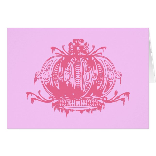 Roze Gothic Lolita Decayed Crown (Voorkant Horizontaal)