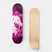 Roze gothic Unicorn Deck Persoonlijk Skateboard (Voorkant)