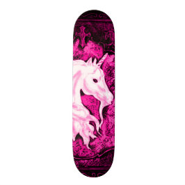 Roze gothic Unicorn Deck Persoonlijk Skateboard