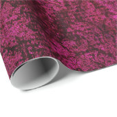 Roze Gothic Victoriaans Damask  Wallpaper Cadeaupapier (Rol Hoek)