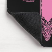 roze gothische kruis muismat (Hoek)