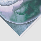 Roze Gotisch Meisje met de Maan Decoupage Papier (Detail)