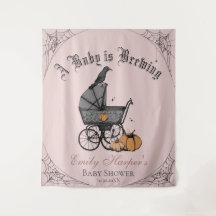Roze Gotische Een Baby is Brouwen Baby shower Acht