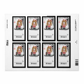 Roze Gotische Liefde Pop Pixel Art Etiket (Full Sheet)