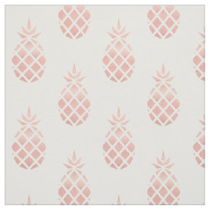Roze Goud Ananas Stof