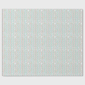Roze Goud & Aqua Polka Dots Cadeaupapier (Vlak)