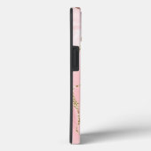 Roze Goud Aquarel Agate Persoonlijk Case-Mate iPhone Case (Achterkant / Rechts)