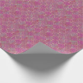 Roze & Goud Arabesk Cadeaupapier (Hoek)