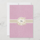 Roze Goud Assepoester Koets Sweet 16 Party Kaart (Achterkant)