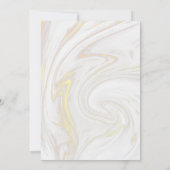 Roze Goud Baby Meisje Feest | Spetters Kaart (Achterkant)