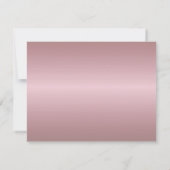 Roze Goud Bedankt Voor Winkelen Kortingkaart (Achterkant)
