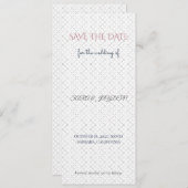 Roze & Goud Bewaar de datum | Fotosjabloon Save The Date (Voorkant / Achterkant)