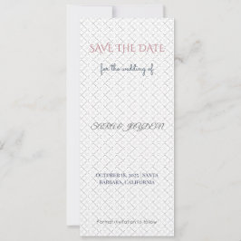 Roze & Goud Bewaar de datum | Fotosjabloon Save The Date