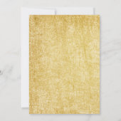 Roze Goud Bloemen Kroonprinses 1e Verjaardag Kaart (Achterkant)