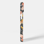 Roze & Goud Bloemen Poppies Gepersonaliseerd Case-Mate iPhone Case (Achterkant / Rechts)