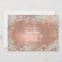 Roze Goud Blozend Roze Witte Baby's Breath Bruidsb