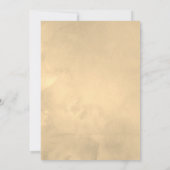 Roze Goud & Blush Roze Bloemige Viering van het Le Kaart (Achterkant)