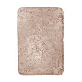 Roze Goud Blush Roze Glam Glitter Chic Badmat (Voorkant Verticaal)