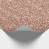 Roze goud cadeaupapier (Hoek)