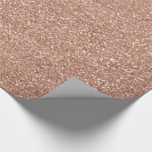 Roze goud cadeaupapier (Hoek)