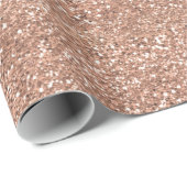 Roze goud cadeaupapier (Rol Hoek)