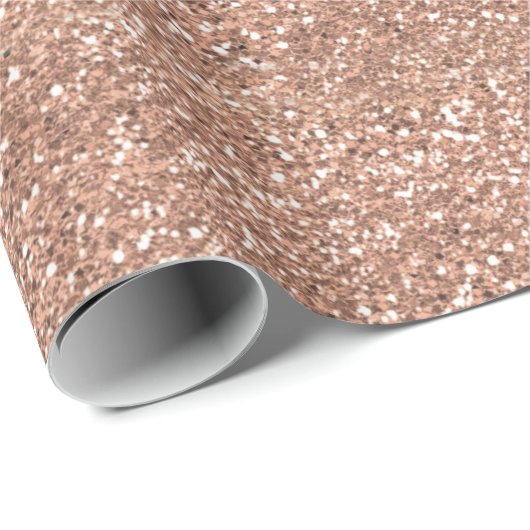 Roze goud cadeaupapier (Rol Hoek)